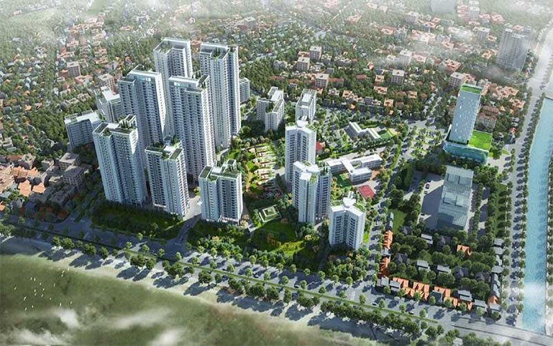 Phối cảnh dự án nhà ở xã hội Hà Nội Hồng Hà Eco City